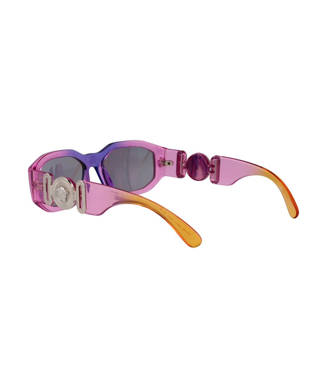 VERSACE Фиолетовые солнцезащитные очки, фото 4