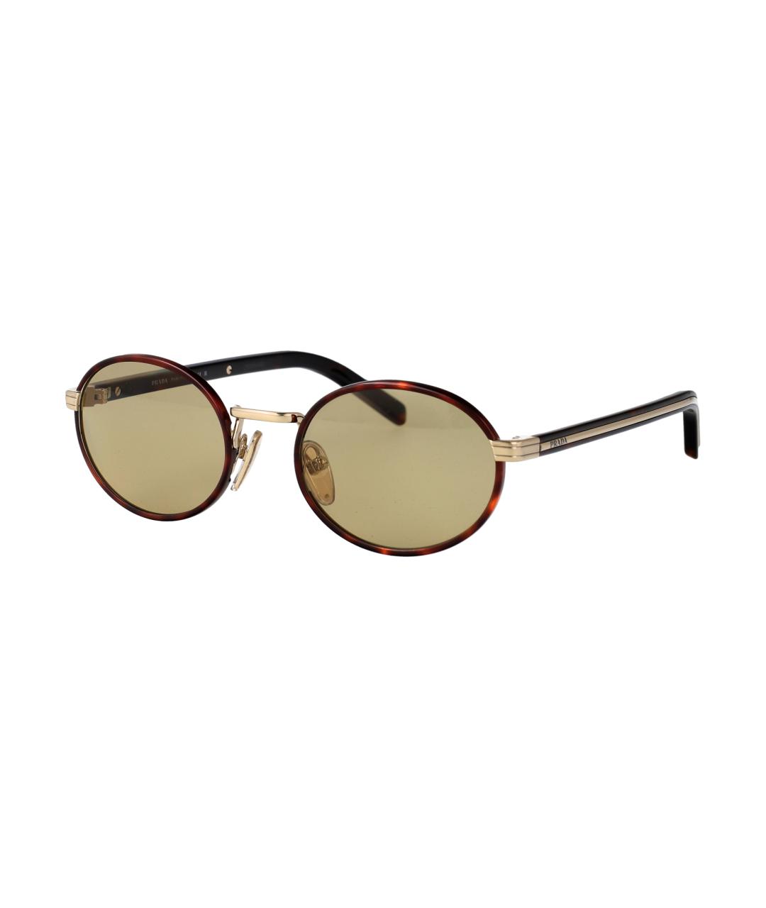PRADA Мульти металлические солнцезащитные очки, фото 1