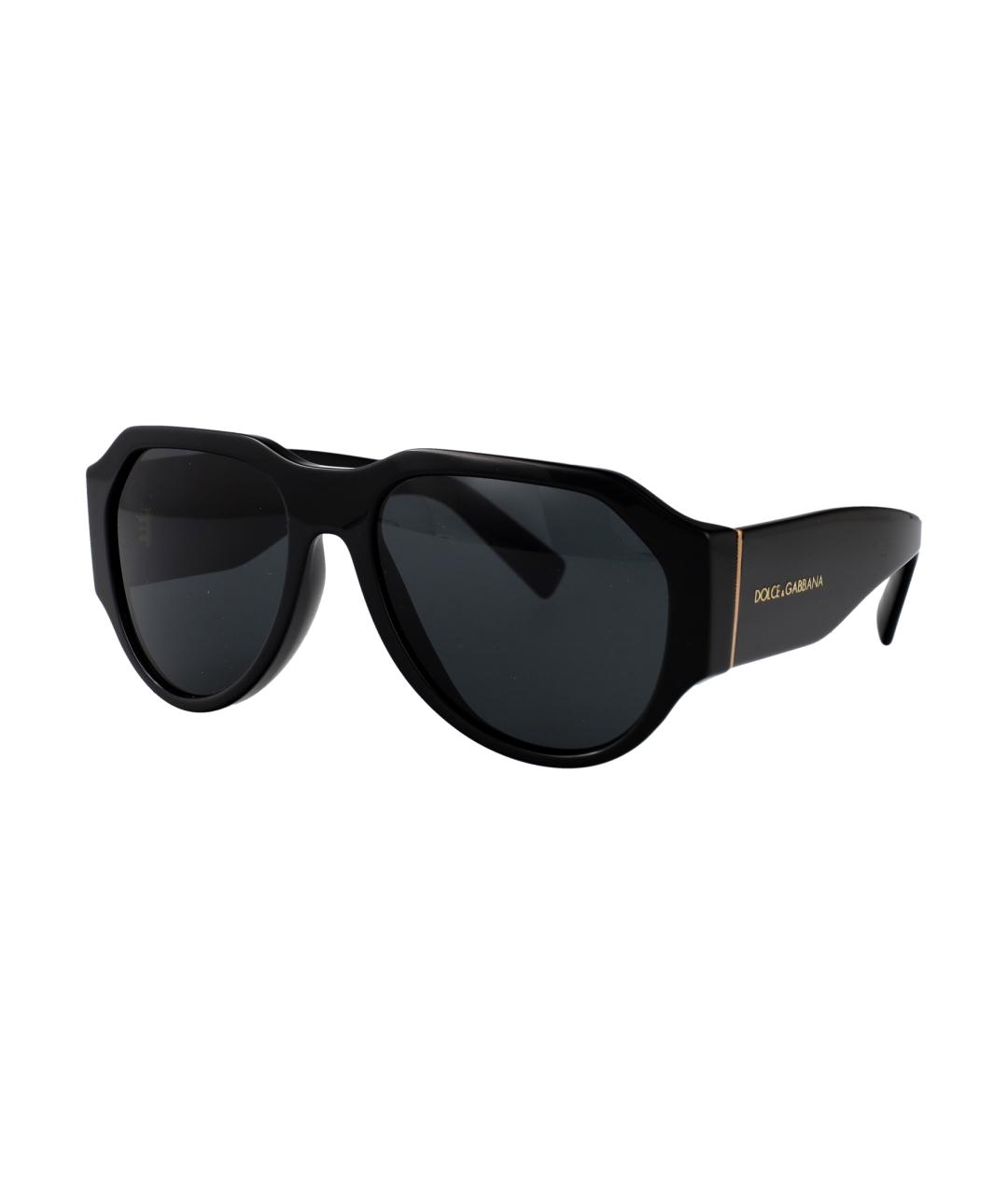 DOLCE&GABBANA Черные солнцезащитные очки, фото 2
