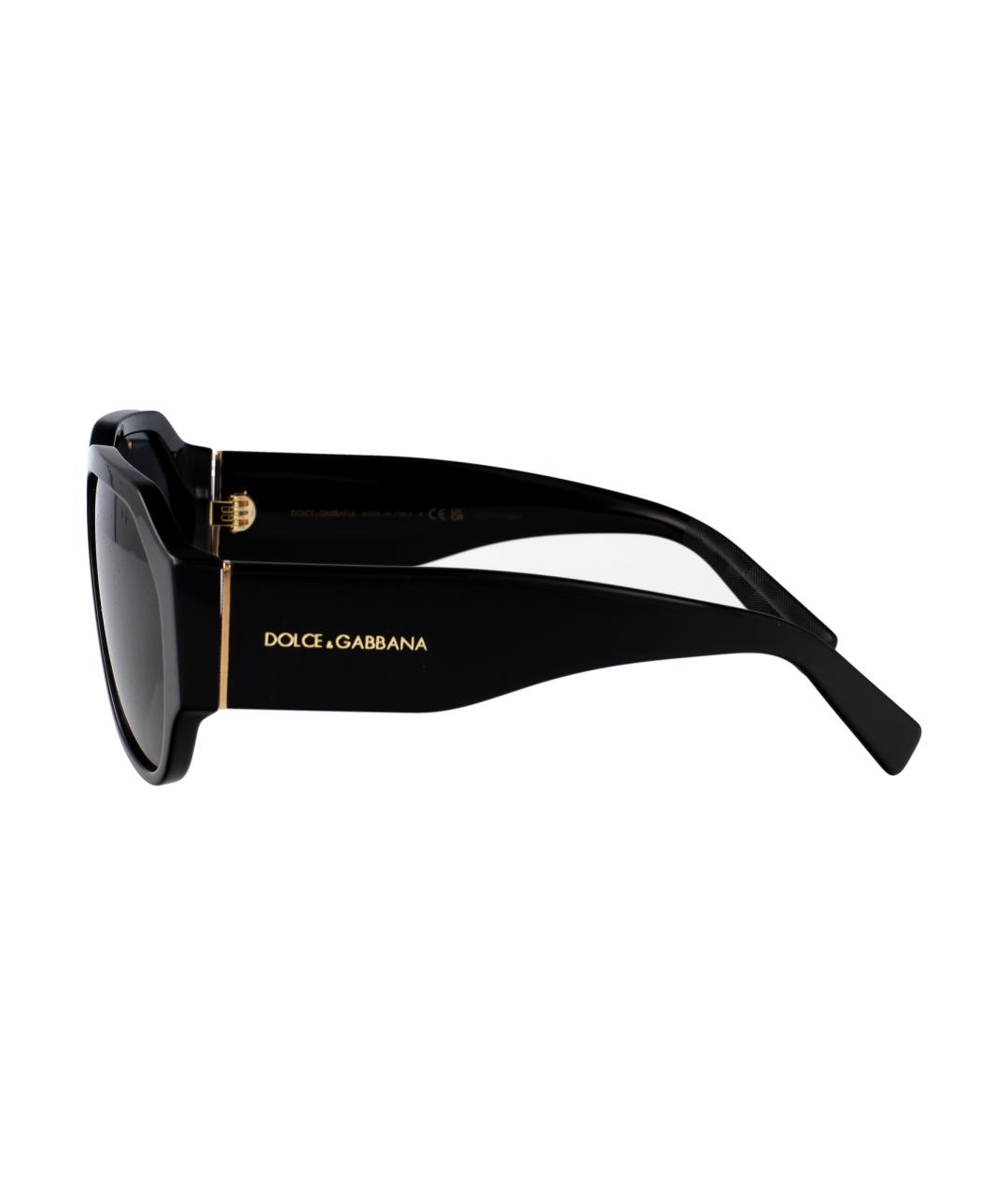DOLCE&GABBANA Черные солнцезащитные очки, фото 3