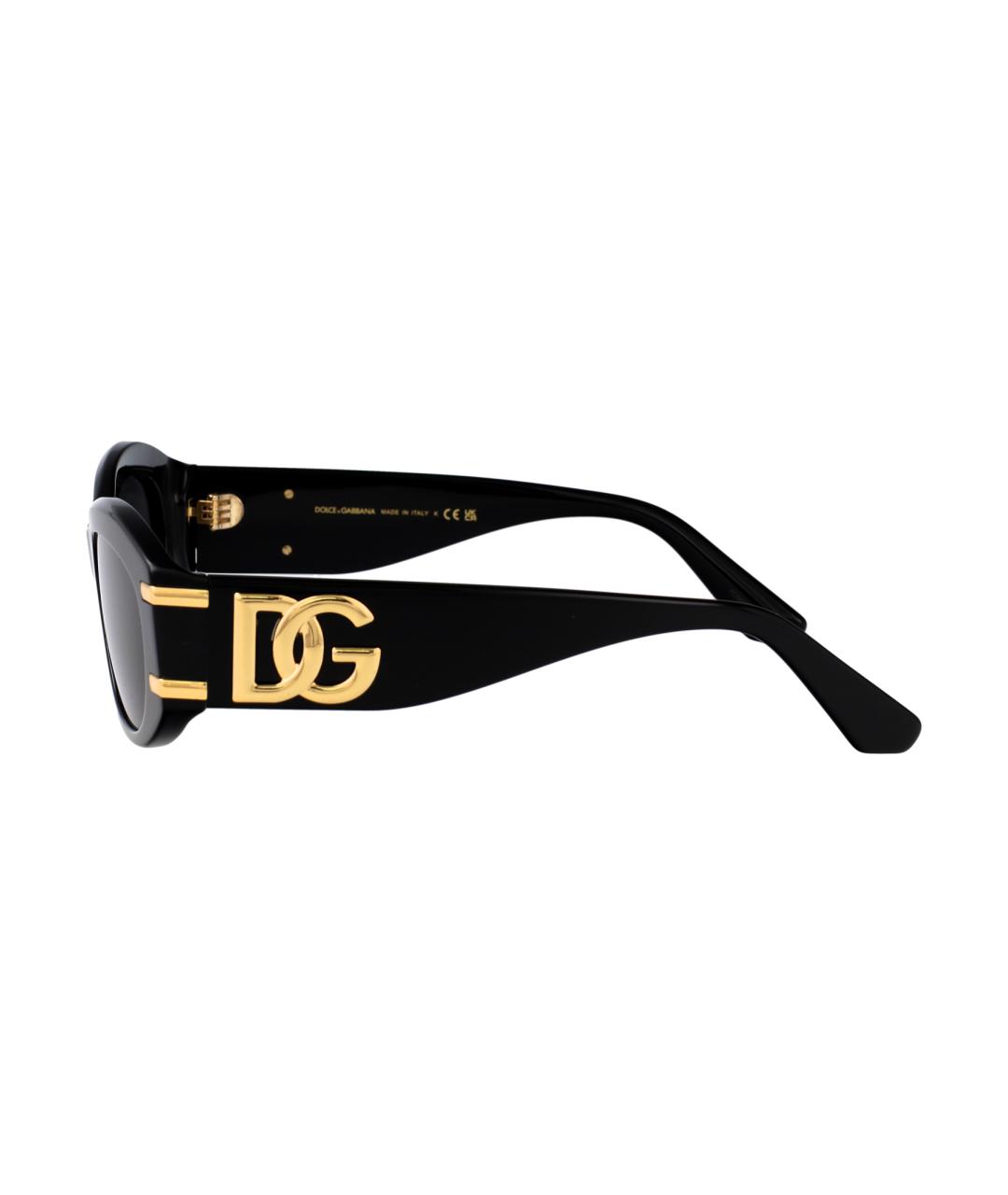 DOLCE&GABBANA Черные солнцезащитные очки, фото 3