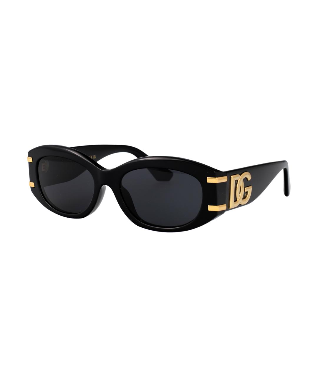 DOLCE&GABBANA Черные солнцезащитные очки, фото 2