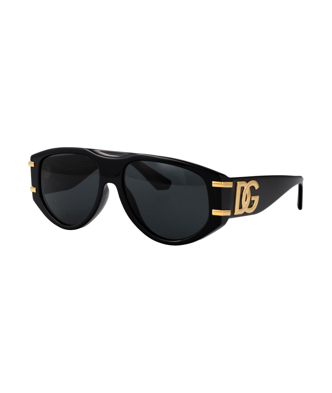 DOLCE&GABBANA Черные солнцезащитные очки, фото 2