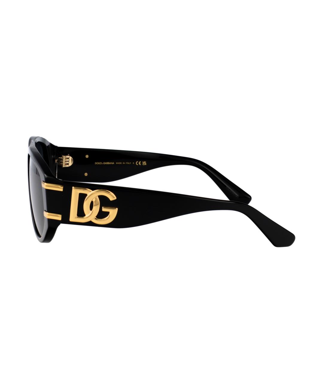 DOLCE&GABBANA Черные солнцезащитные очки, фото 3