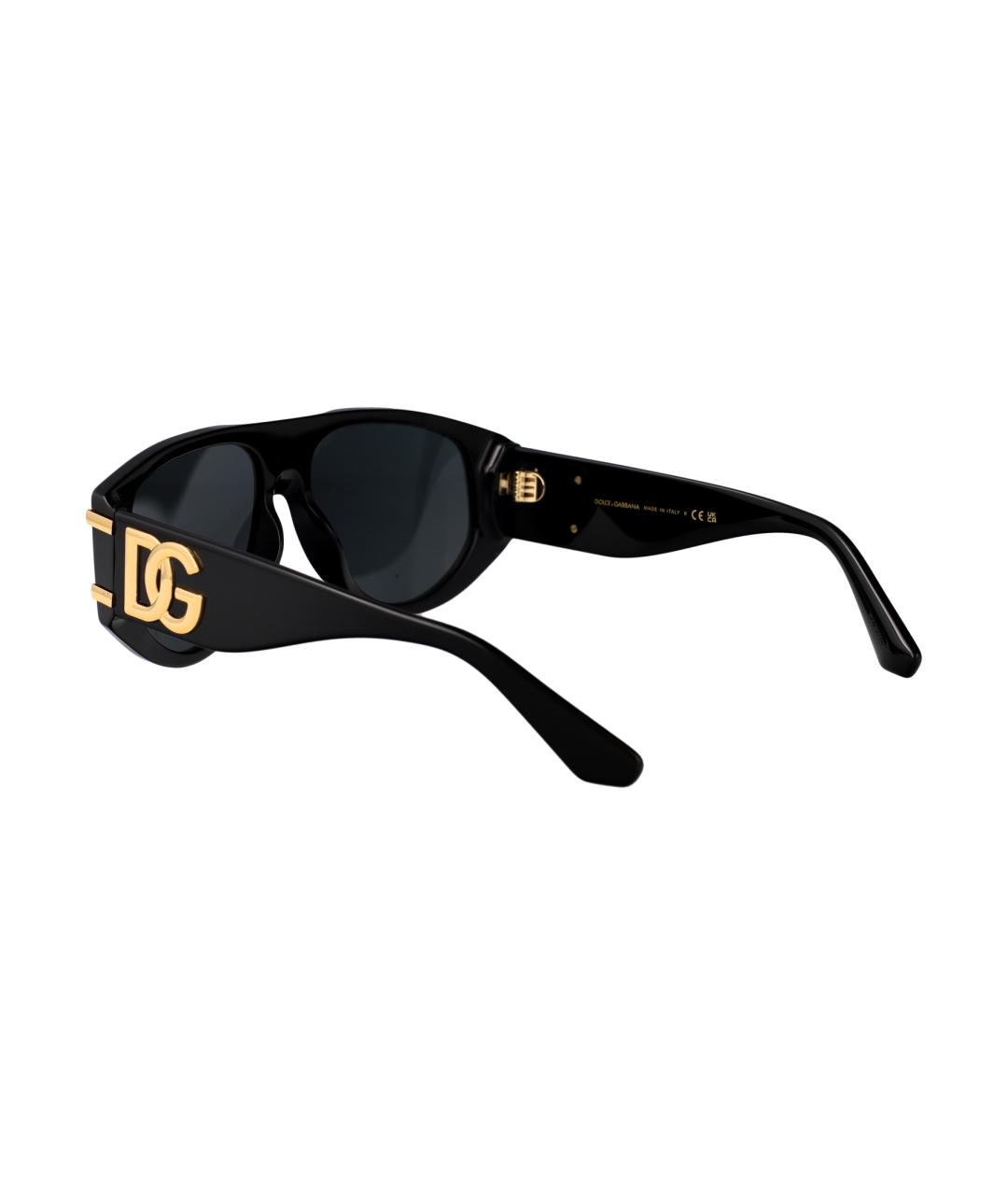 DOLCE&GABBANA Черные солнцезащитные очки, фото 4