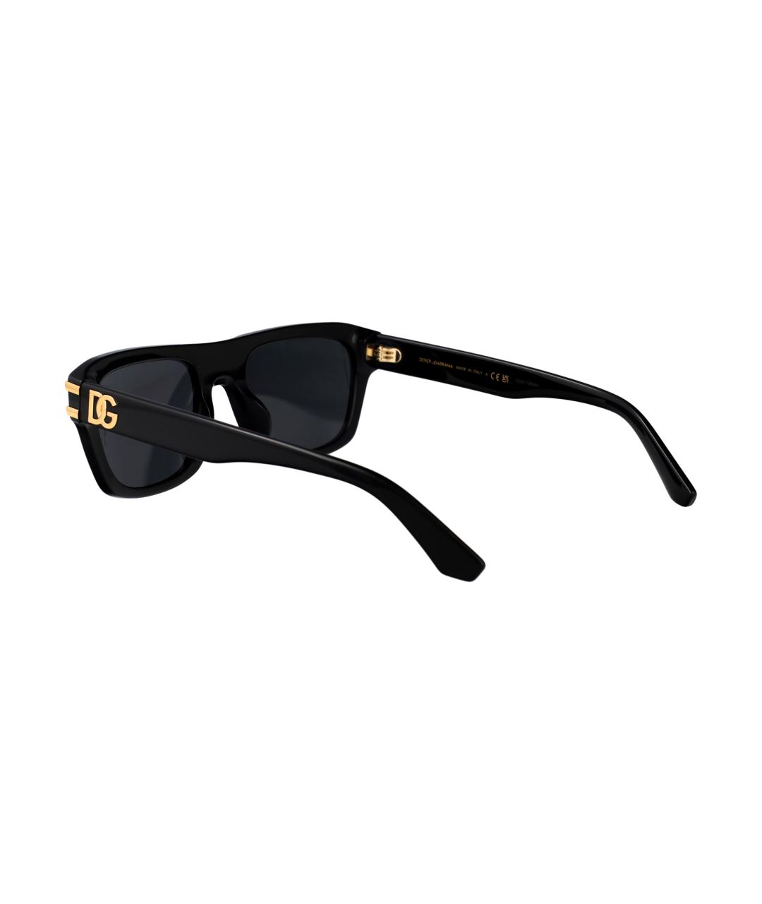 DOLCE&GABBANA Черные солнцезащитные очки, фото 4