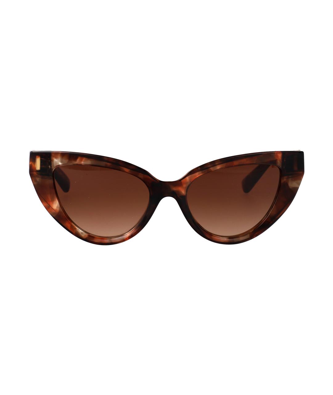 DOLCE&GABBANA Коричневые солнцезащитные очки, фото 1