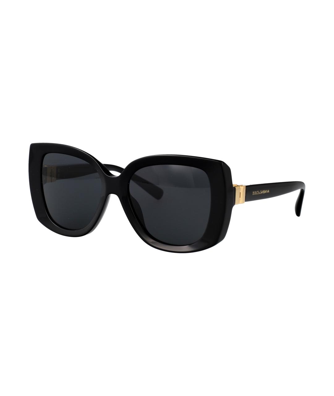 DOLCE&GABBANA Черные солнцезащитные очки, фото 2