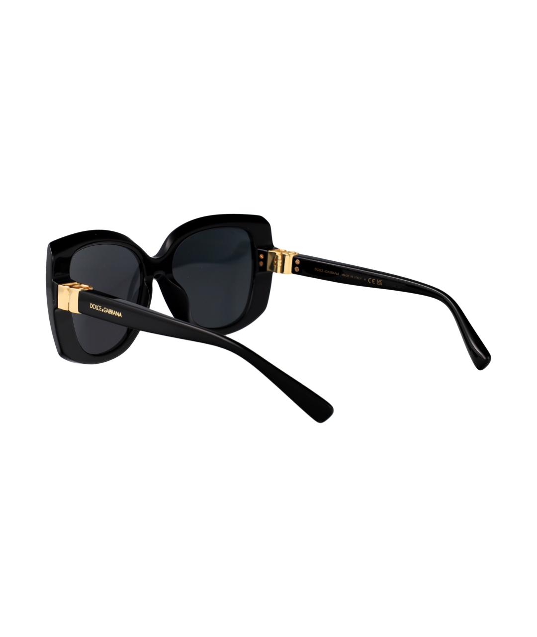 DOLCE&GABBANA Черные солнцезащитные очки, фото 4