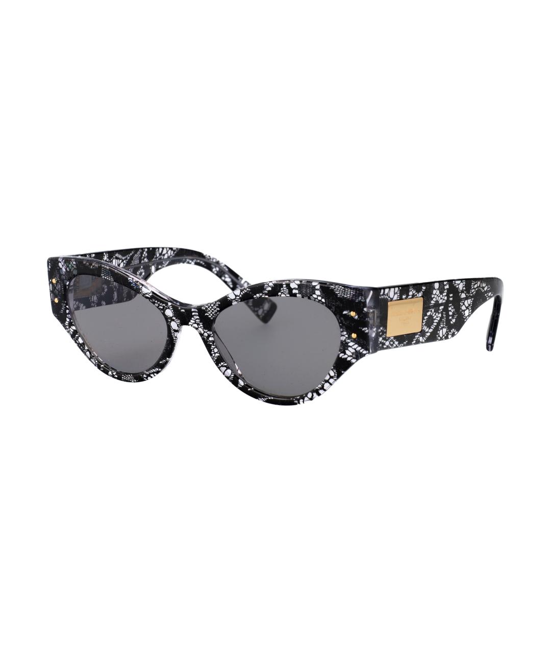 DOLCE&GABBANA Черные солнцезащитные очки, фото 2
