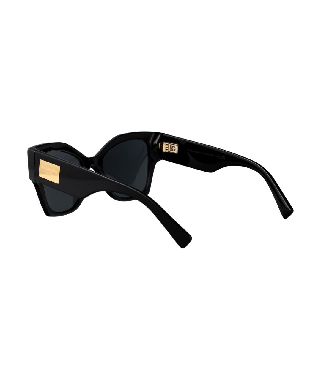 DOLCE&GABBANA Черные солнцезащитные очки, фото 4