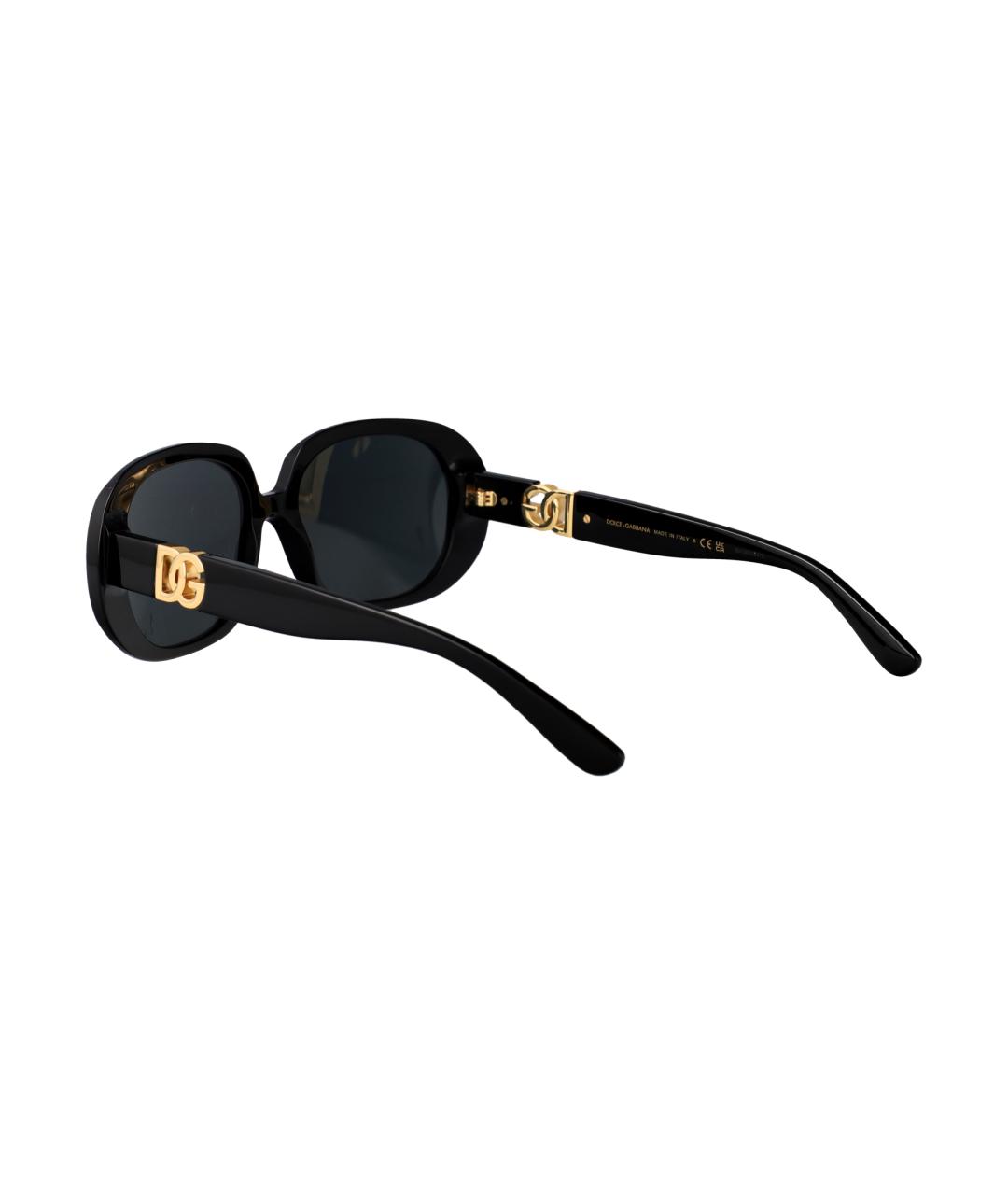 DOLCE&GABBANA Черные солнцезащитные очки, фото 4