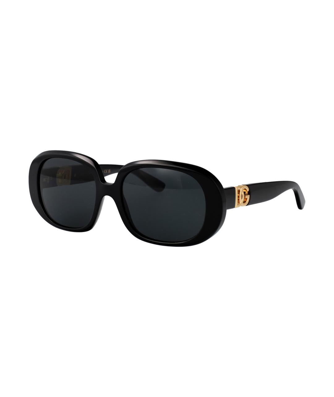 DOLCE&GABBANA Черные солнцезащитные очки, фото 2