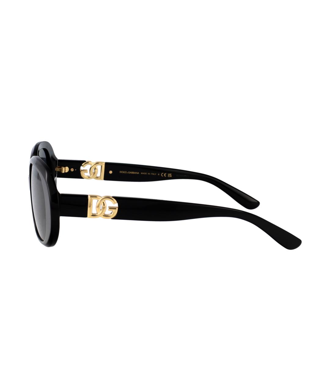 DOLCE&GABBANA Черные солнцезащитные очки, фото 3