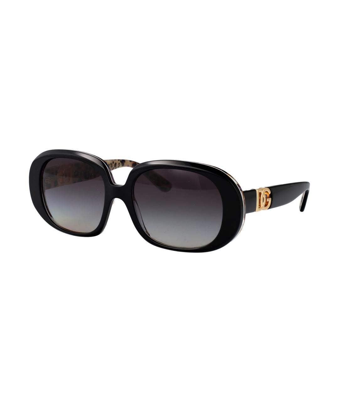 DOLCE&GABBANA Черные солнцезащитные очки, фото 2