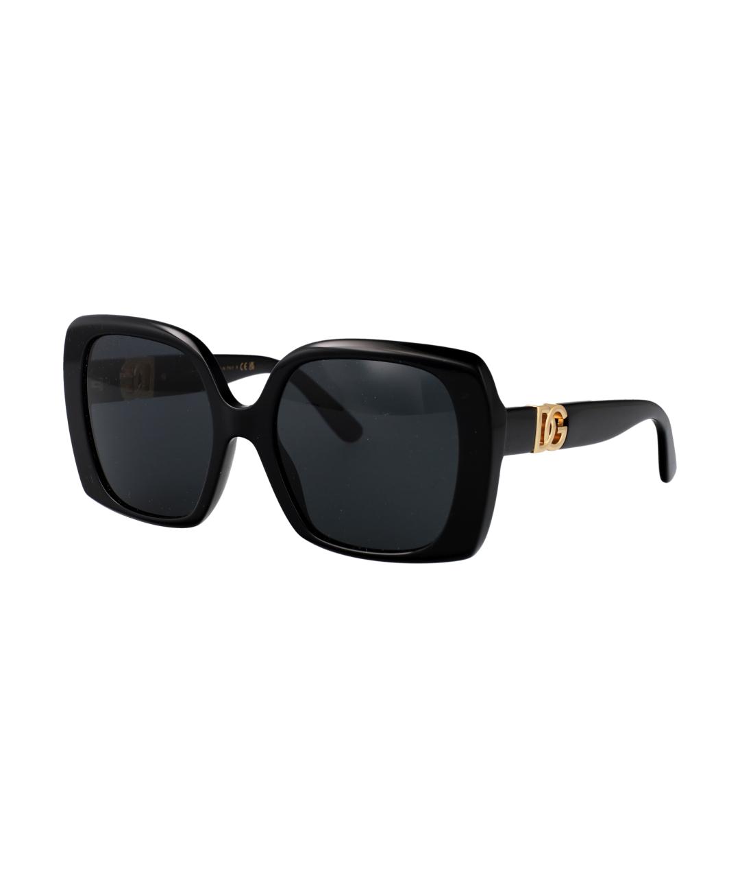 DOLCE&GABBANA Черные солнцезащитные очки, фото 2