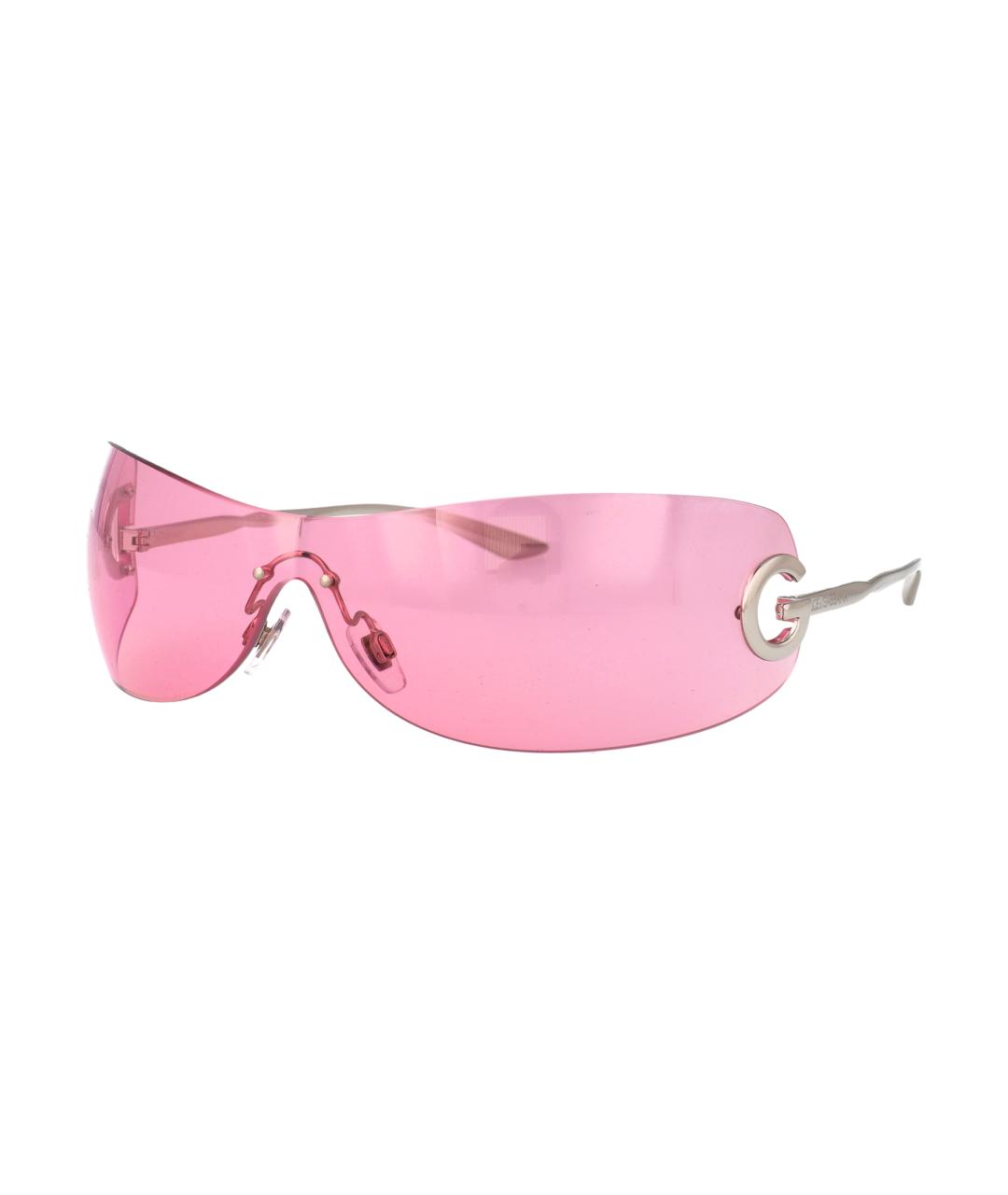 DOLCE&GABBANA Серебряные металлические солнцезащитные очки, фото 2