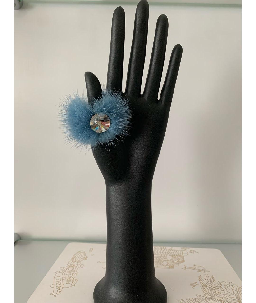 FENDI Серебряное металлическое кольцо, фото 8