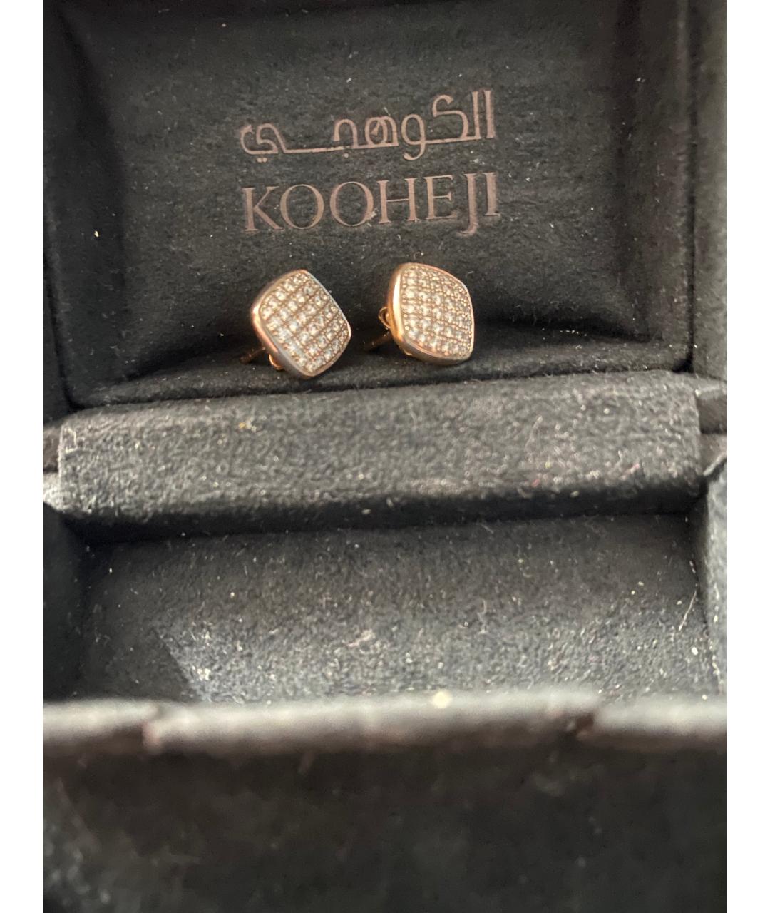 KOOHEJI Белые серьги из белого золота, фото 4