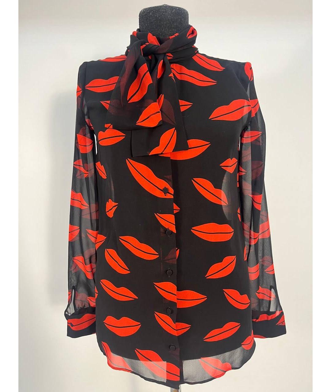 SAINT LAURENT Красная блузы, фото 6