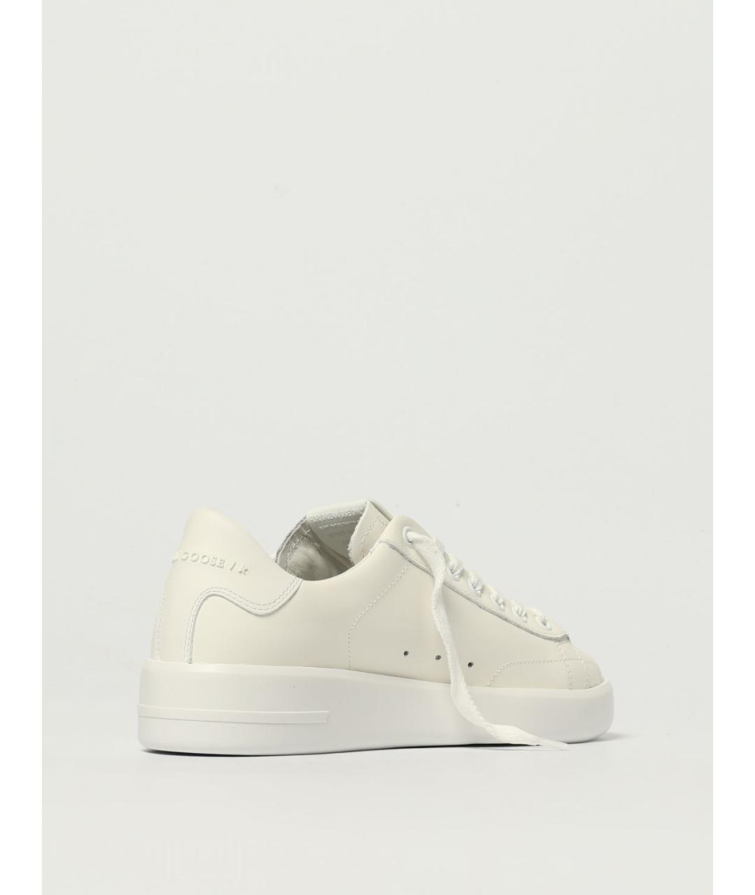 GOLDEN GOOSE DELUXE BRAND Белые кожаные кеды, фото 3
