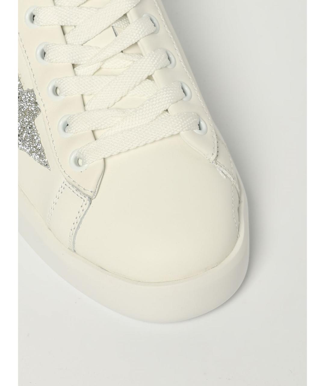 GOLDEN GOOSE DELUXE BRAND Белые кожаные кеды, фото 4
