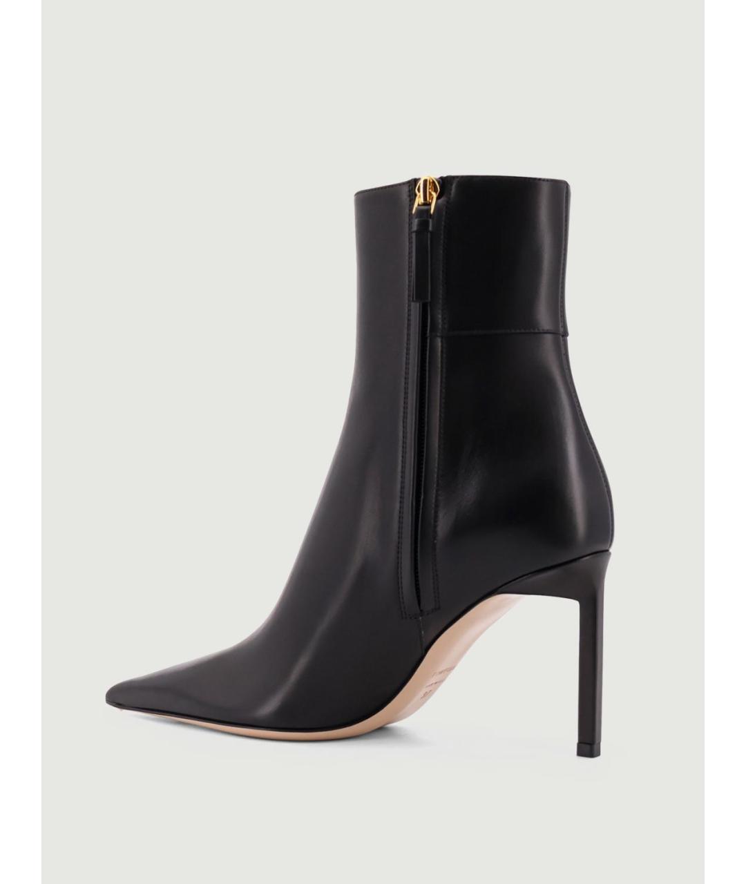 TOM FORD Черные кожаные ботильоны, фото 3