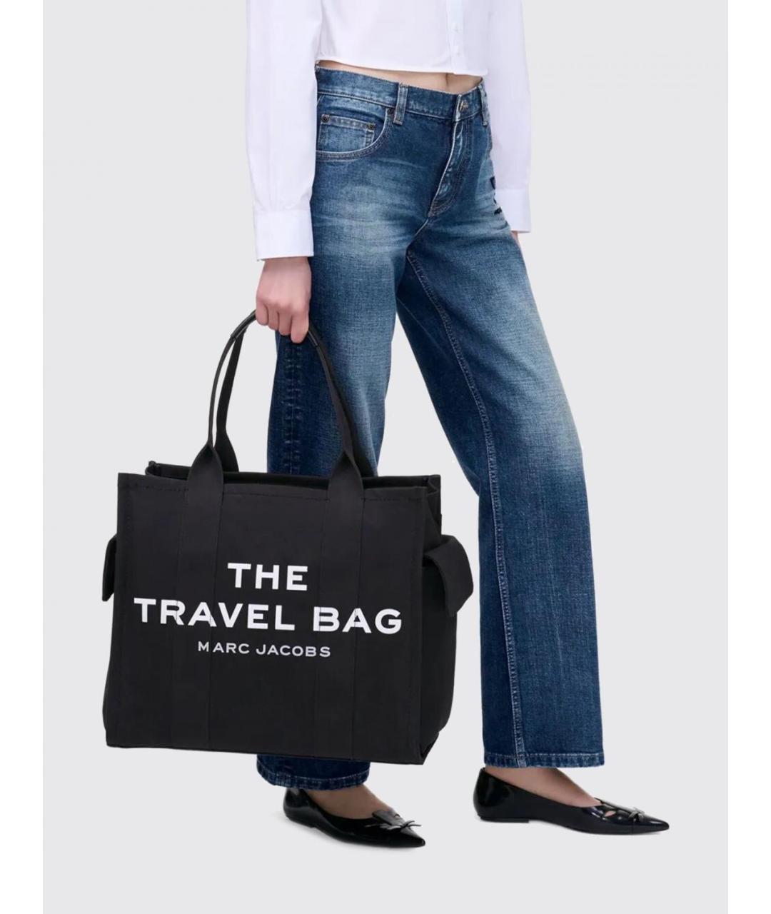 MARC JACOBS Черная тканевая дорожная/спортивная сумка, фото 3