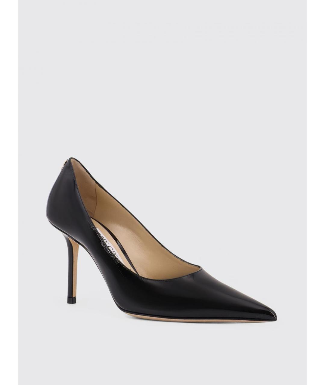 JIMMY CHOO Черные кожаные туфли, фото 2