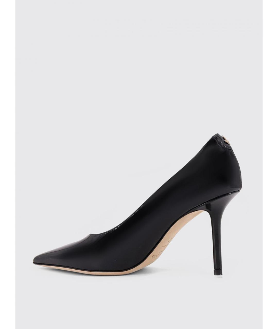 JIMMY CHOO Черные кожаные туфли, фото 3