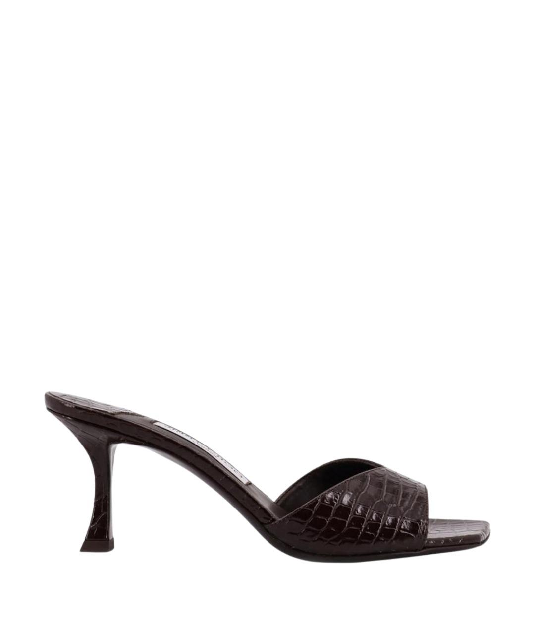 JIMMY CHOO Коричневые мюли, фото 1