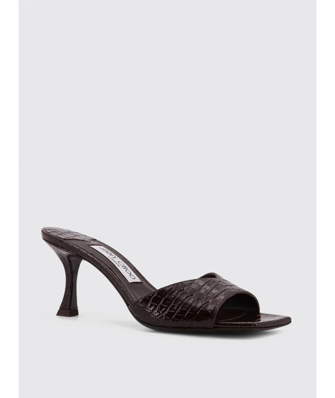 JIMMY CHOO Коричневые мюли, фото 2