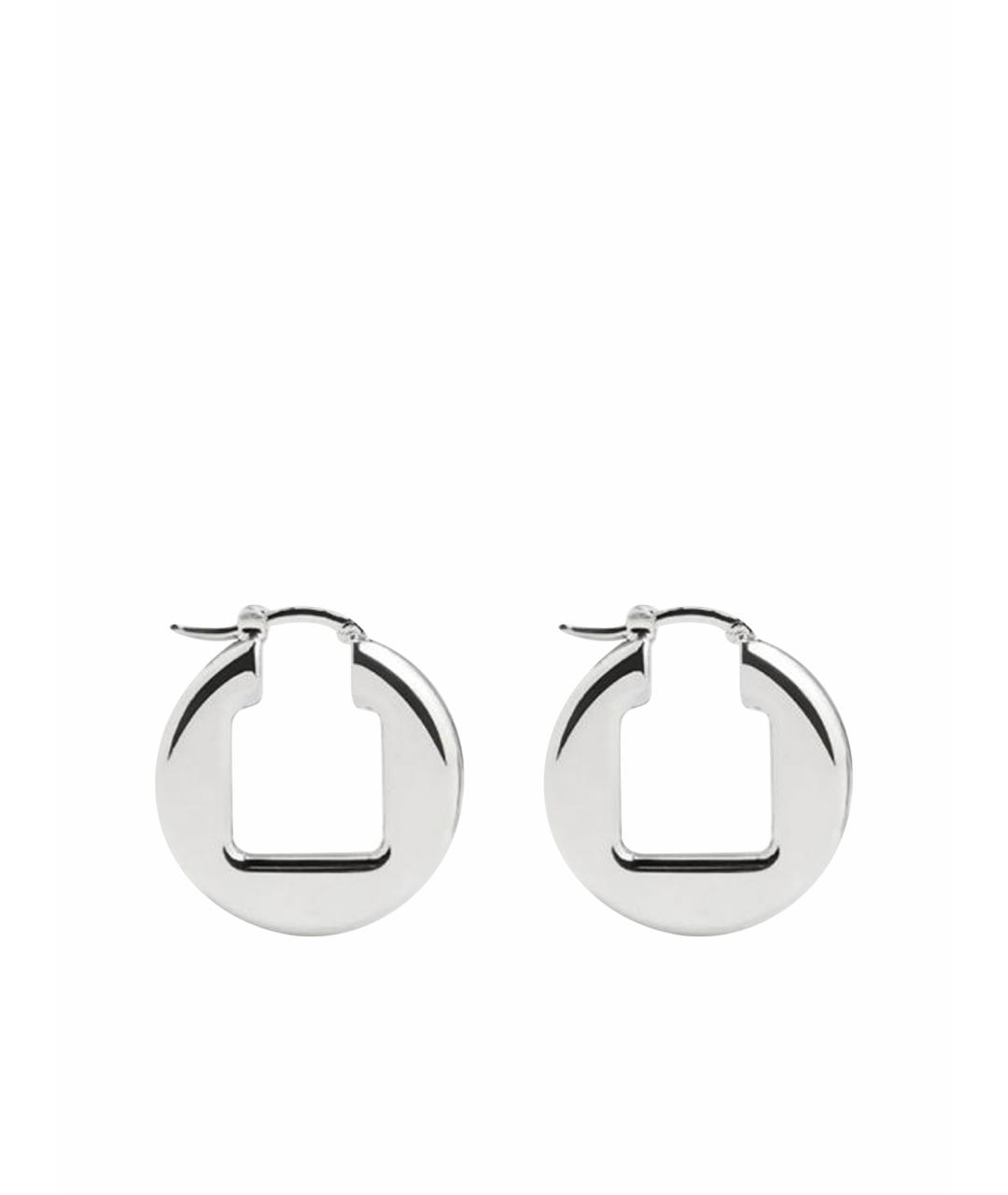 JACQUEMUS Серебряные металлические серьги, фото 1