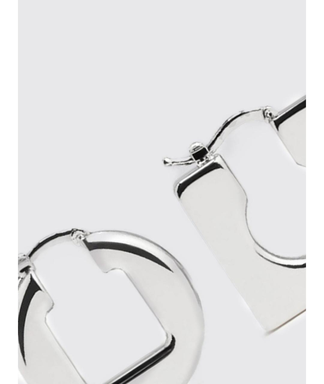 JACQUEMUS Серебряные металлические серьги, фото 2