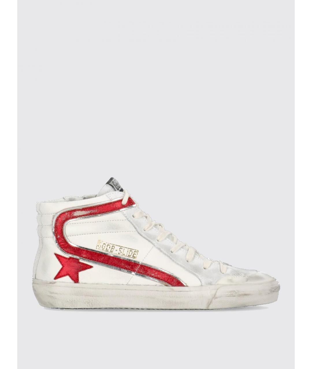 GOLDEN GOOSE DELUXE BRAND Белые кожаные кеды, фото 5