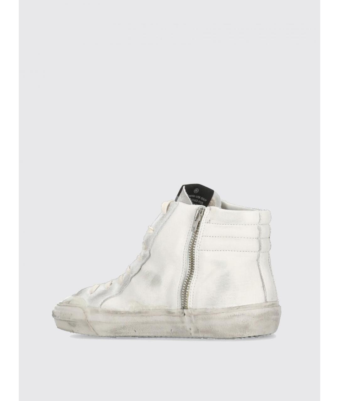 GOLDEN GOOSE DELUXE BRAND Белые кожаные кеды, фото 3