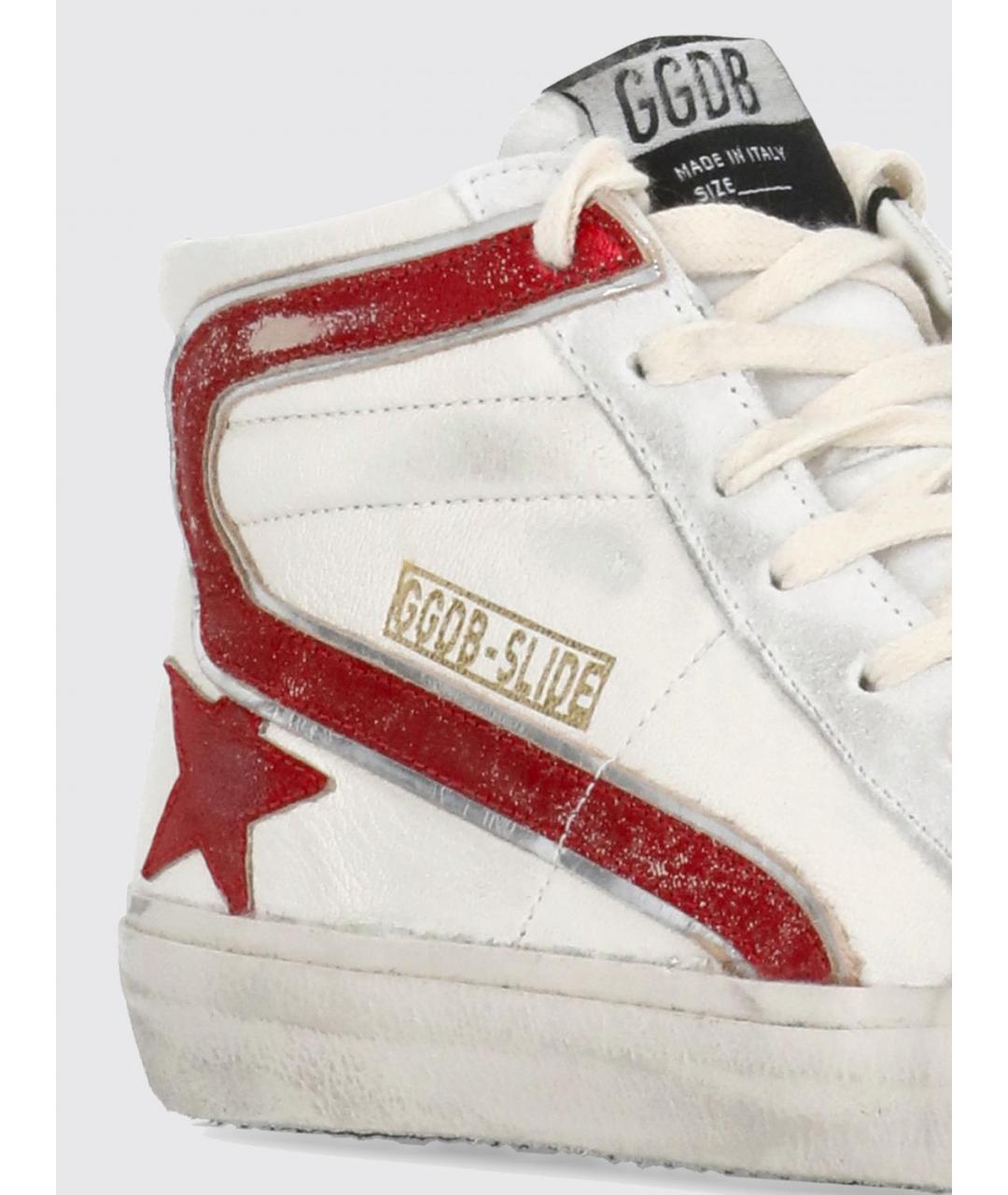 GOLDEN GOOSE DELUXE BRAND Белые кожаные кеды, фото 4