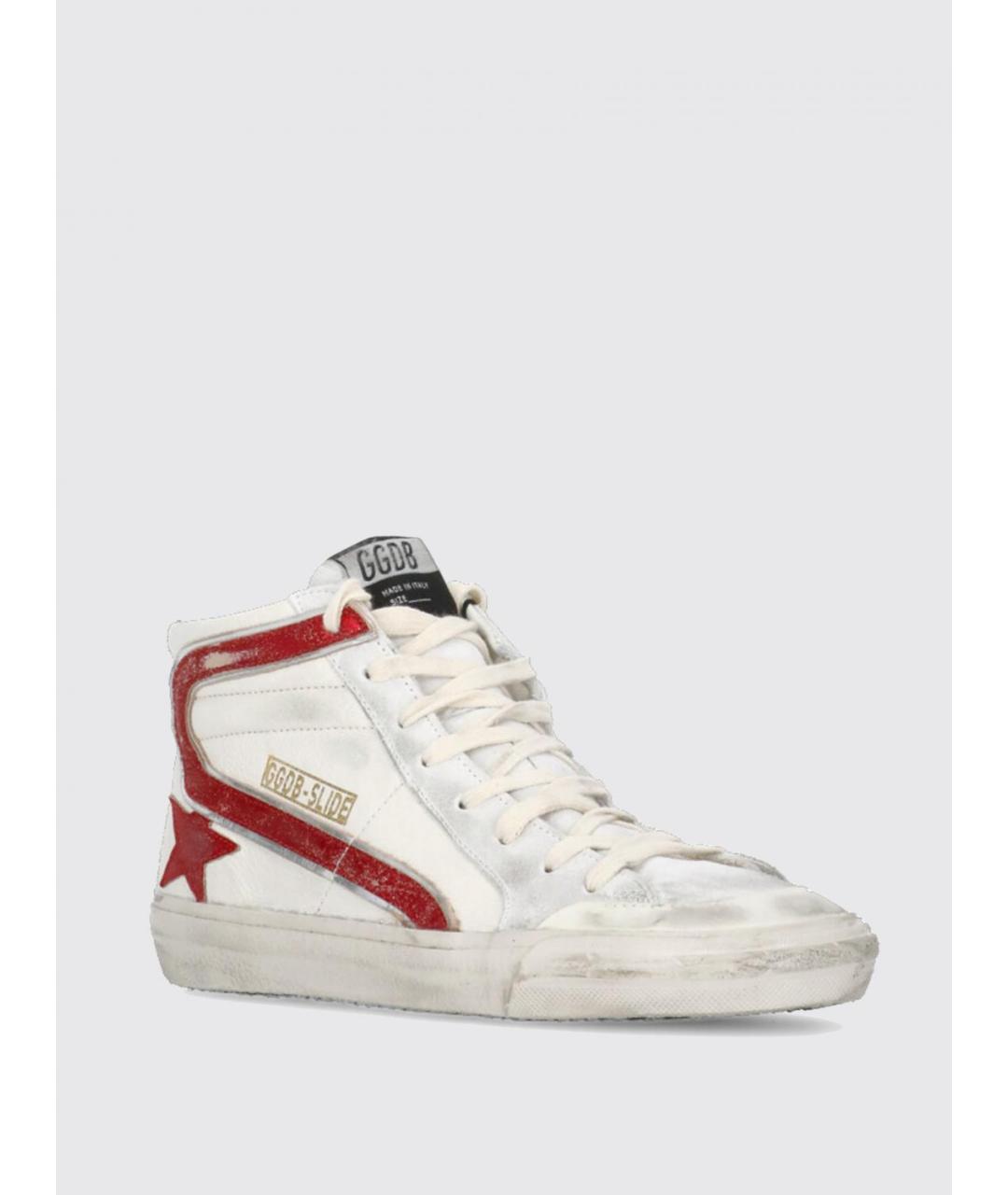GOLDEN GOOSE DELUXE BRAND Белые кожаные кеды, фото 2