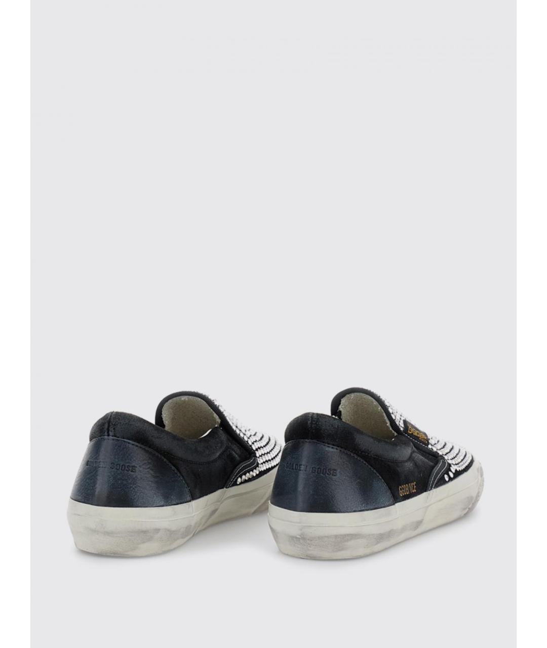 GOLDEN GOOSE DELUXE BRAND Черные слипоны, фото 3