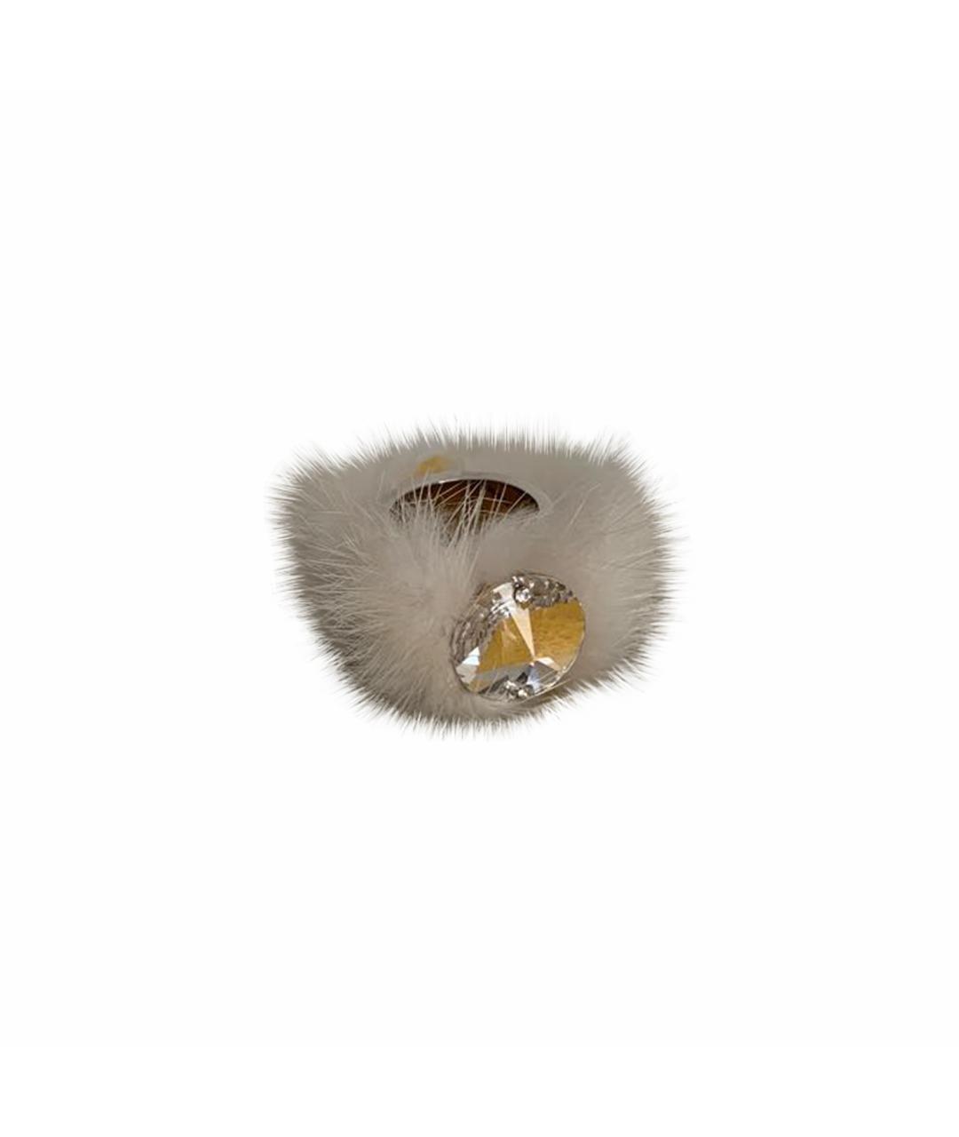 FENDI Серебряное металлическое кольцо, фото 1