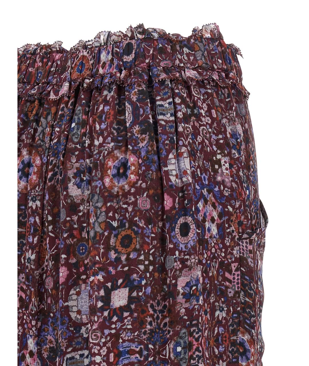 ISABEL MARANT ETOILE Мульти вискозная юбка макси, фото 4