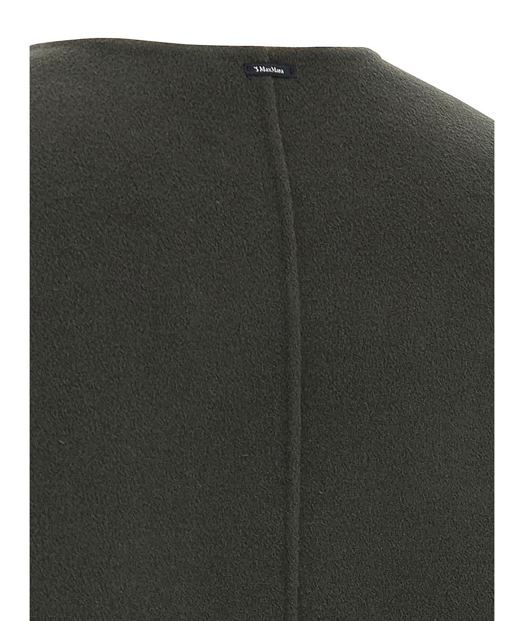 'S MAX MARA Зеленая шерстяная куртка, фото 5