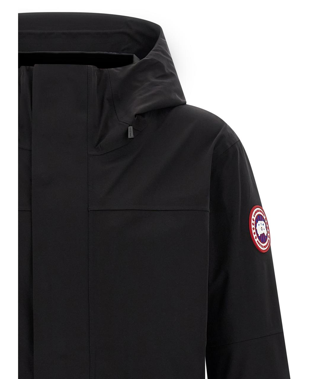 CANADA GOOSE Черная полиамидовая куртка, фото 3