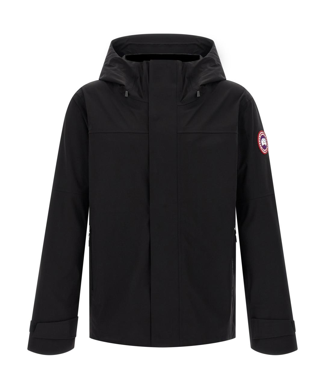 CANADA GOOSE Черная полиамидовая куртка, фото 1