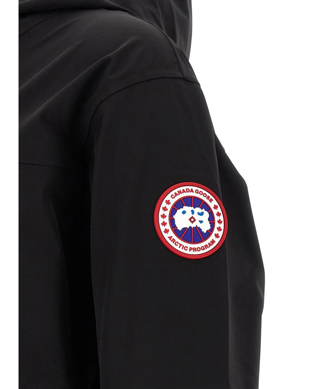 CANADA GOOSE Черная полиамидовая куртка, фото 4