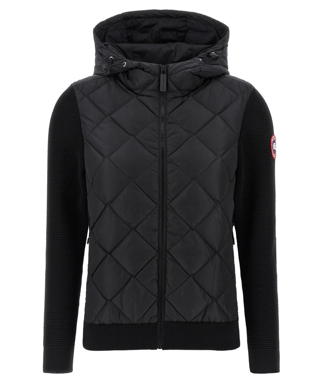 CANADA GOOSE Черная шерстяная куртка, фото 1