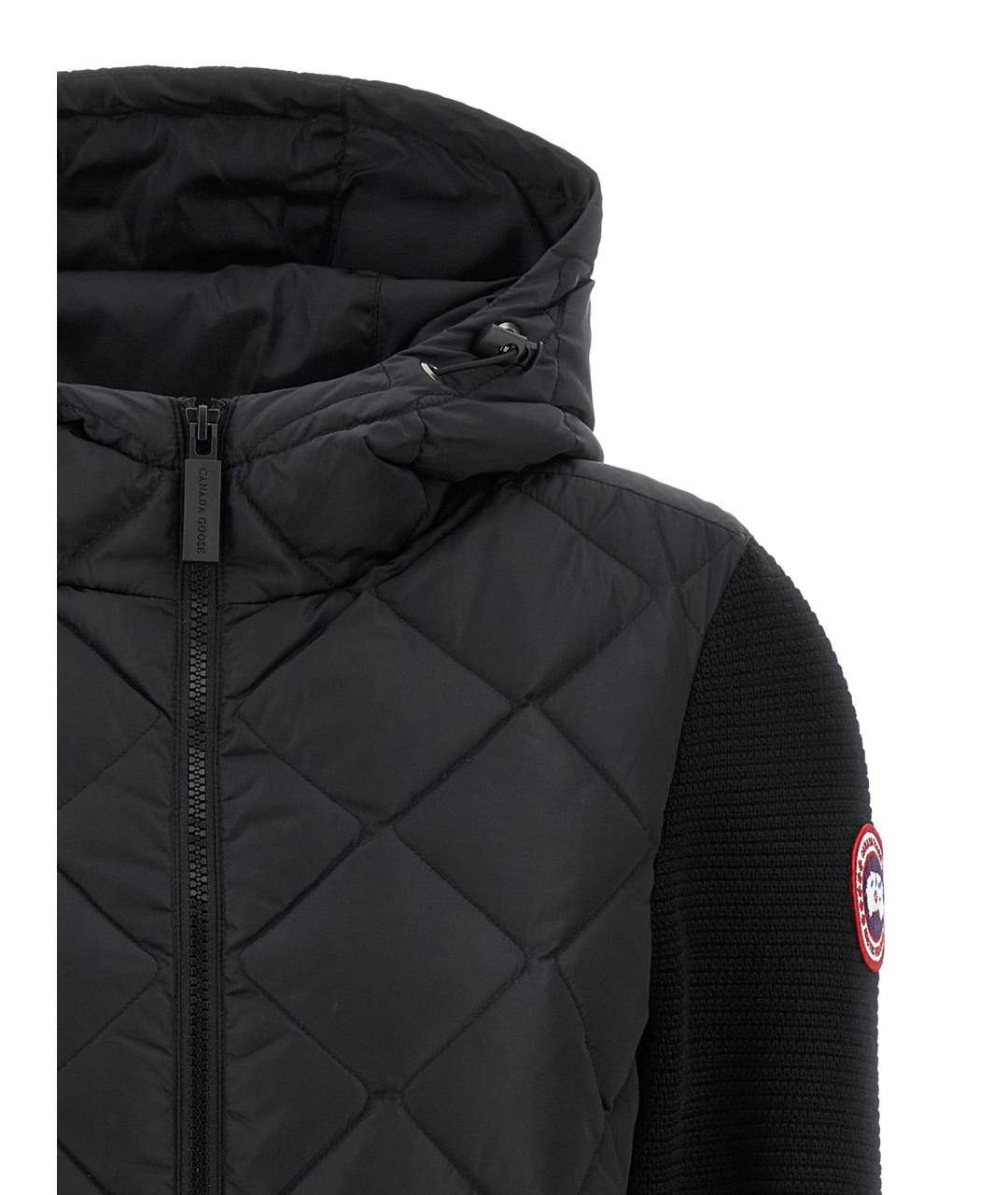 CANADA GOOSE Черная шерстяная куртка, фото 3