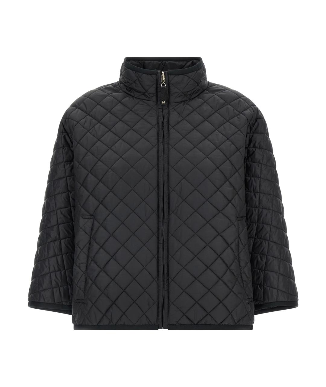 MAX MARA Черная полиэстеровая куртка, фото 1