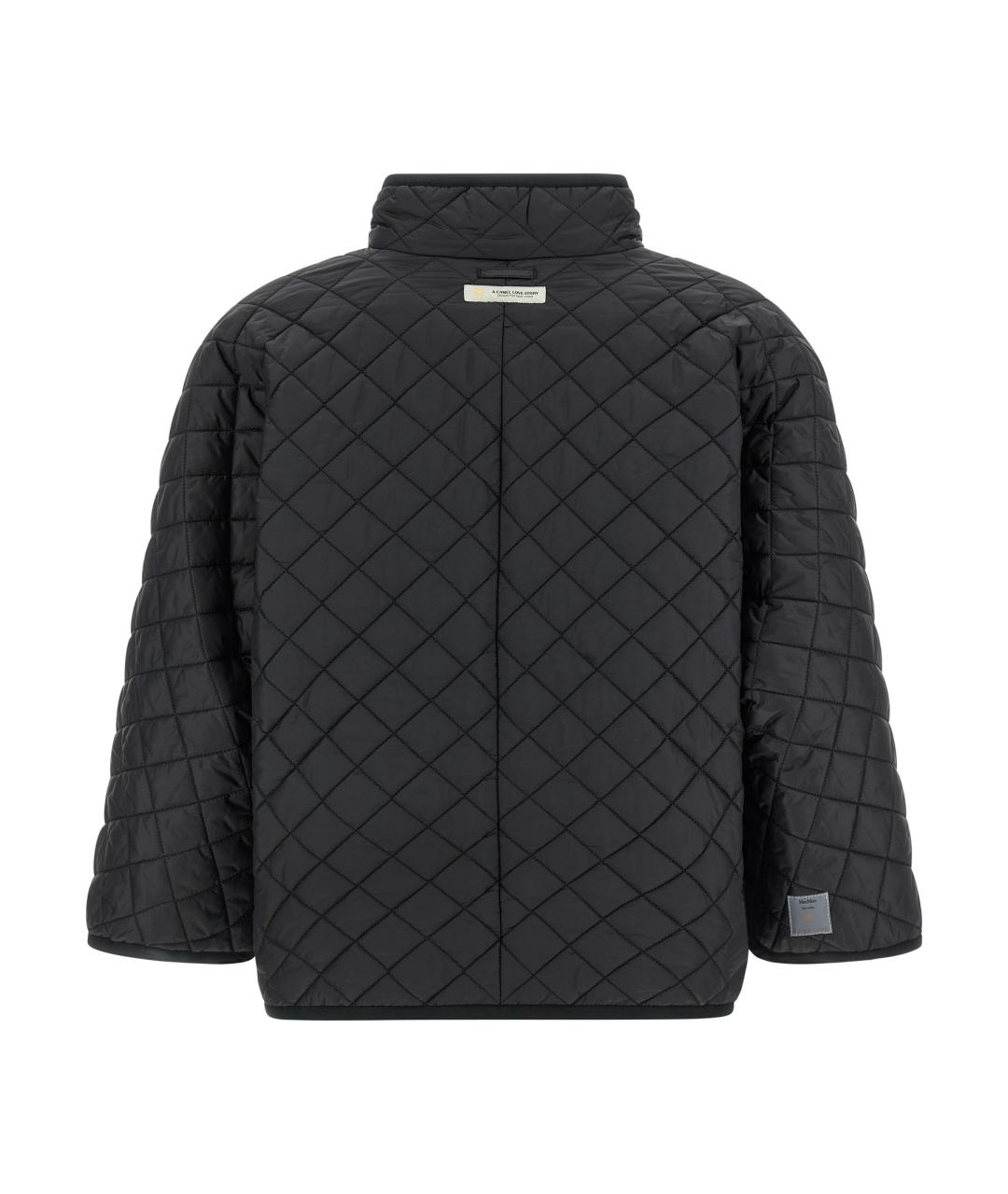 MAX MARA Черная полиэстеровая куртка, фото 2