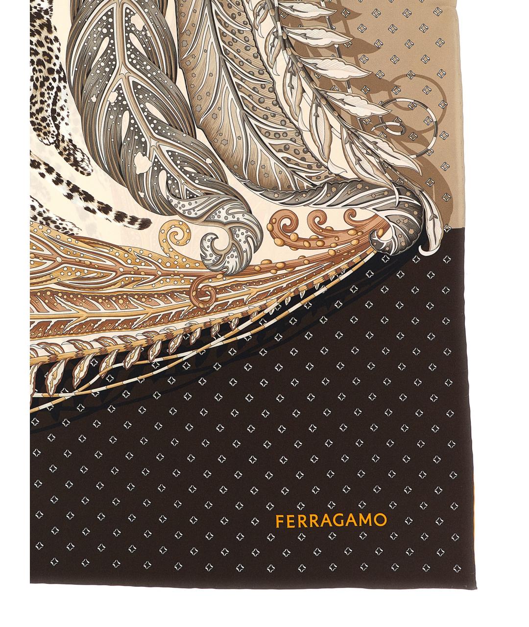 FERRAGAMO Мульти шелковый шарф, фото 2